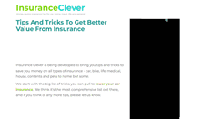 Desktop Screenshot of insuranceclever.com